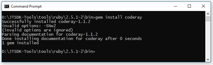 Install Coderay